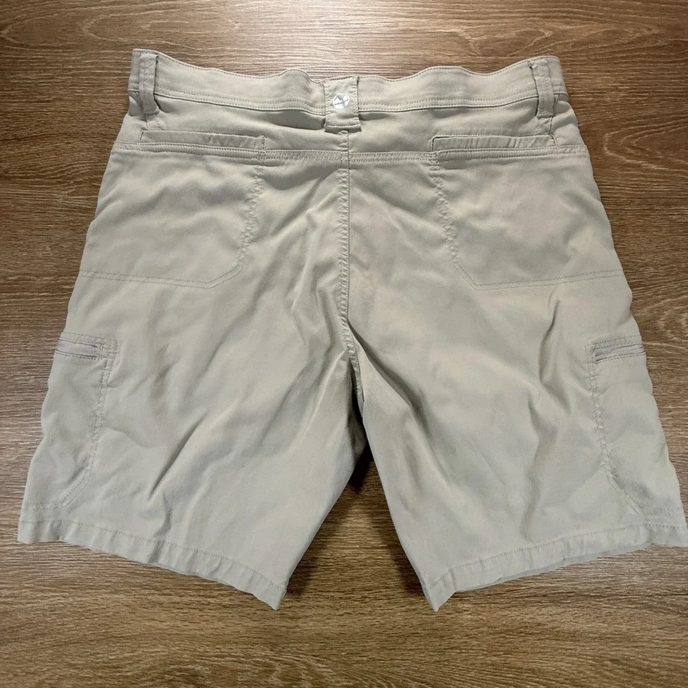 Wrangler Outdoor Shorts Men's 40 Khaki Nylon Hiking Cargo Performance 9 Inch